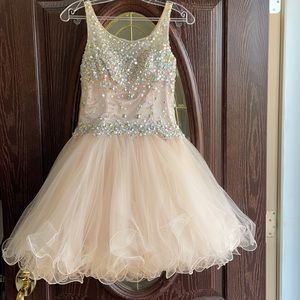 Let’s Fashion Champagne Cocktail Dress
